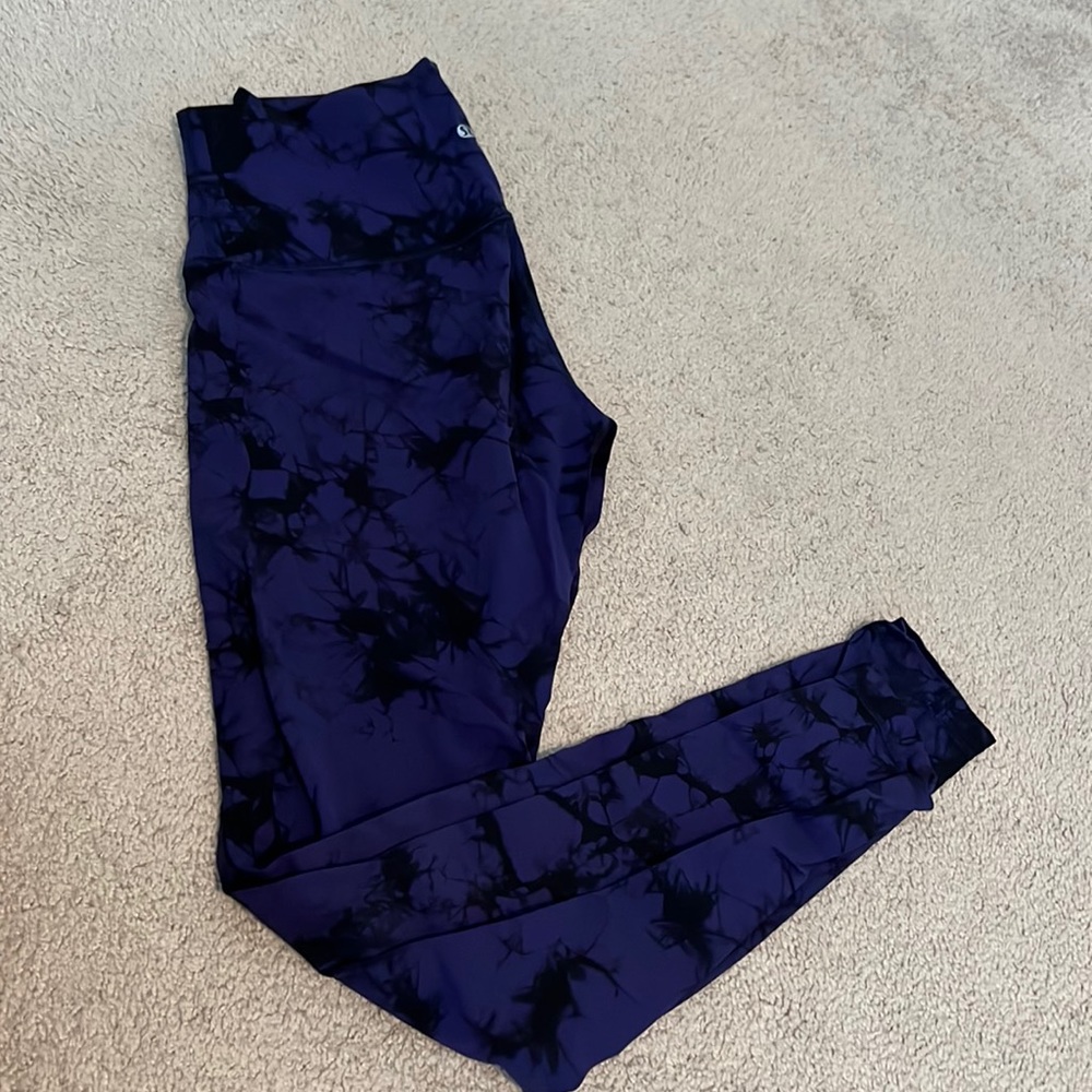 lululemon athletica Purple Tie-Dye Leggings